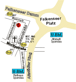 Karte zum Tutorium Berlin